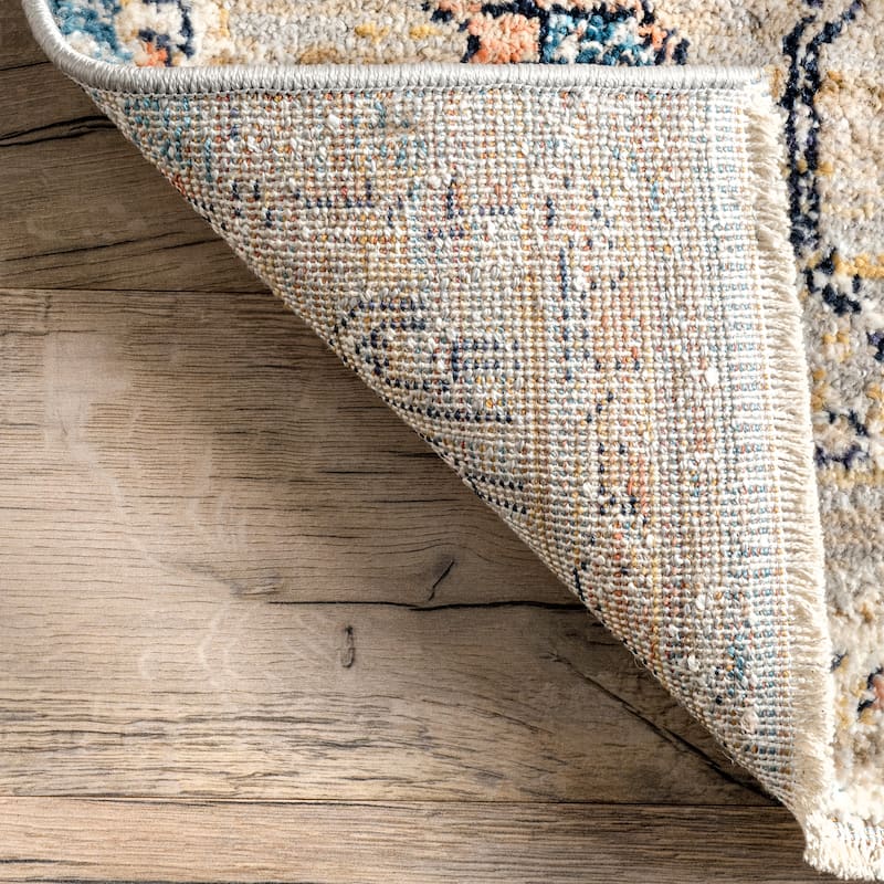 Nuloom Marley Traditional Medallion Fringe Area Rug