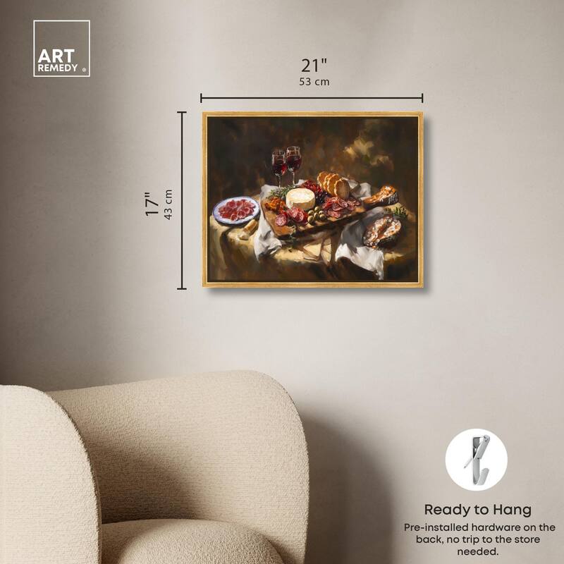 Art of Charcuterie Canvas by Art Remedy