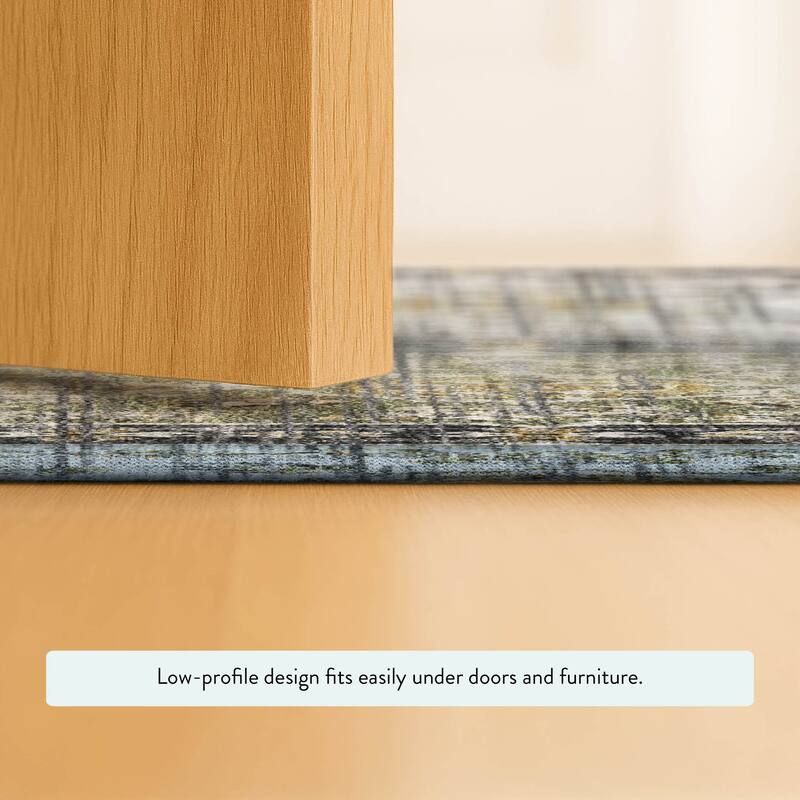 Machine Washable Indoor/ Outdoor Traditional Kiowa Chantille Rug