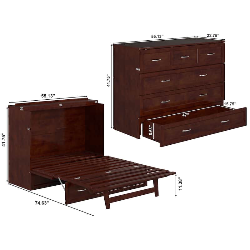 Deerfield Murphy Queen Bed Chest with Mattress