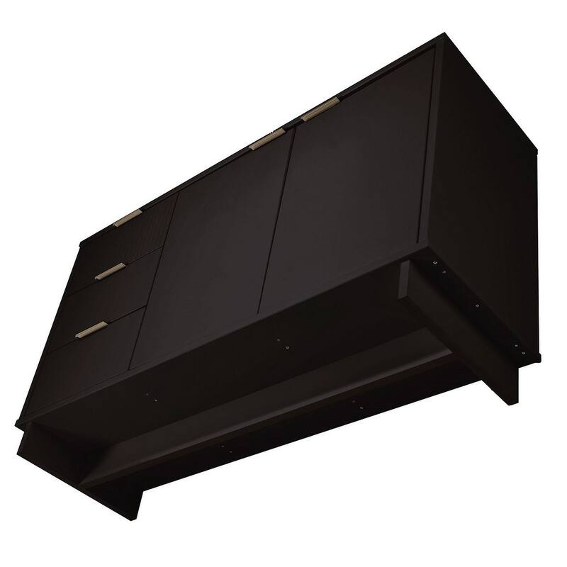 Manhattan Comfort Granville 55.07" 3 Drawer Modern Sideboard
