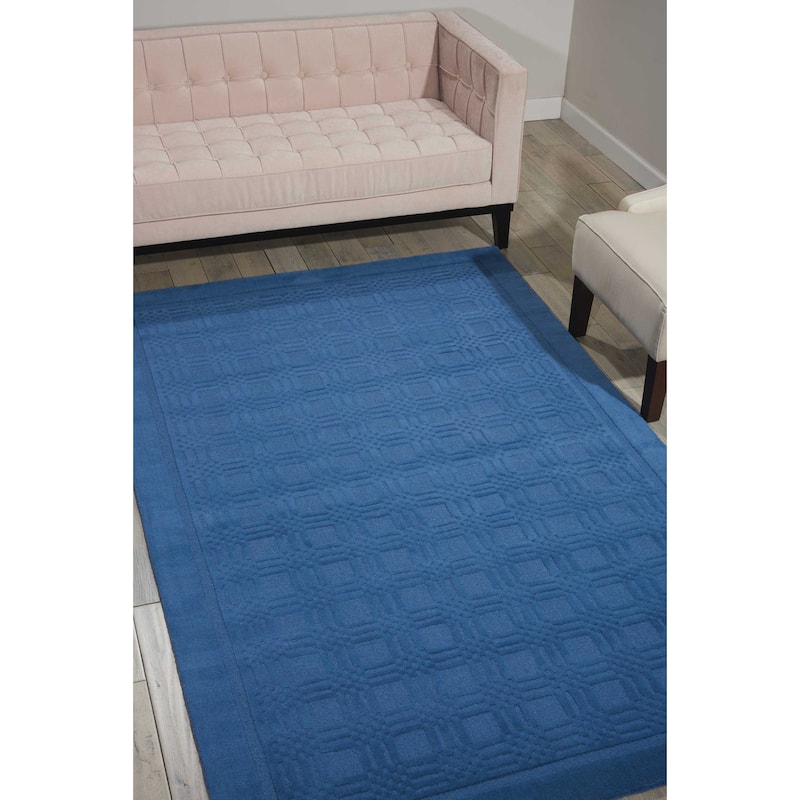 Nourison Westport Solid Geometric Area Rug