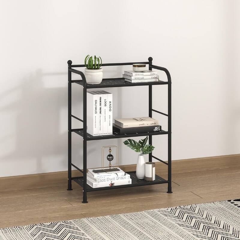 3 Tier Bathroom Storage Open Shelf Unit - 21.8"D x 11.02"W x 31.1"H