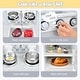 preview thumbnail 7 of 5, Chef Pretend Kitchen Playset with Cooking Oven and Sink for Toddlers - 17.5" x 15.5" x 36.5"(L x W x H)