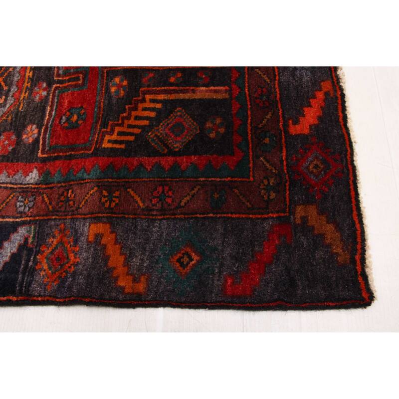 ECARPETGALLERY Hand-knotted Konya Anatolian Black, Red Wool Rug - 4'2 x 10'6