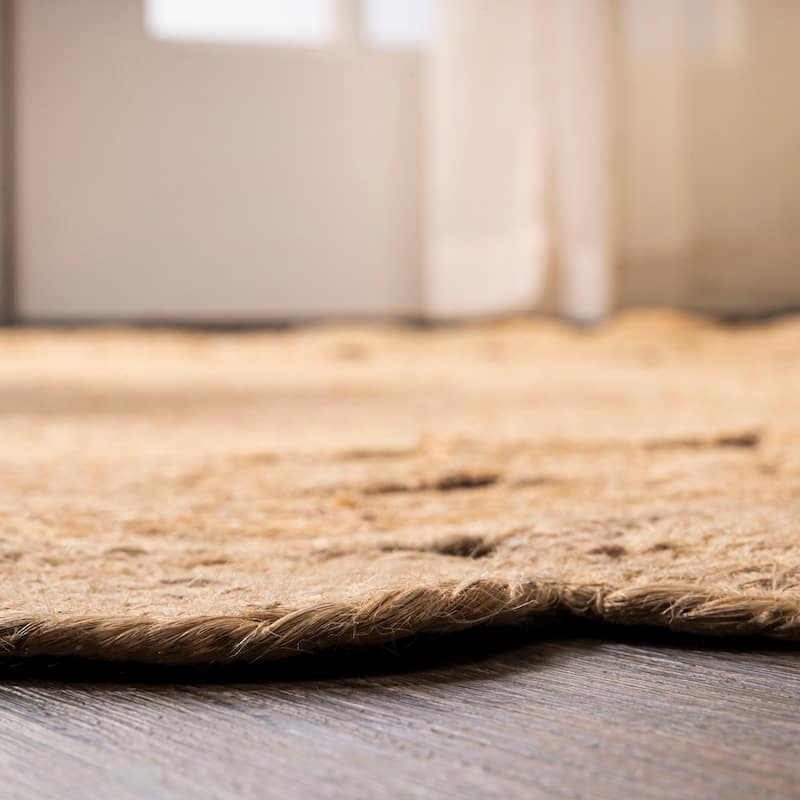 JONATHAN Y Isla Round Natural Jute hippie Circle Area Rug