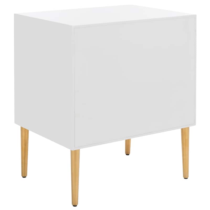 SAFAVIEH Couture Apollo 3-Drawer Beetlewood Side Table - 24Wx18Dx28H