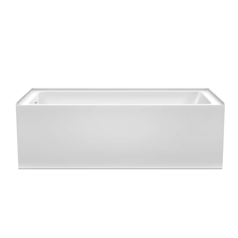 Grayley 66-Inch x 30-Inch Alcove Bathtub in White with Options