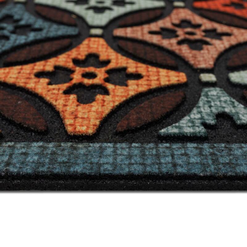 Mohawk Home Clementine Basket Multi 1'11" X 2'11" Door Mat - 1'11" x 2'11"
