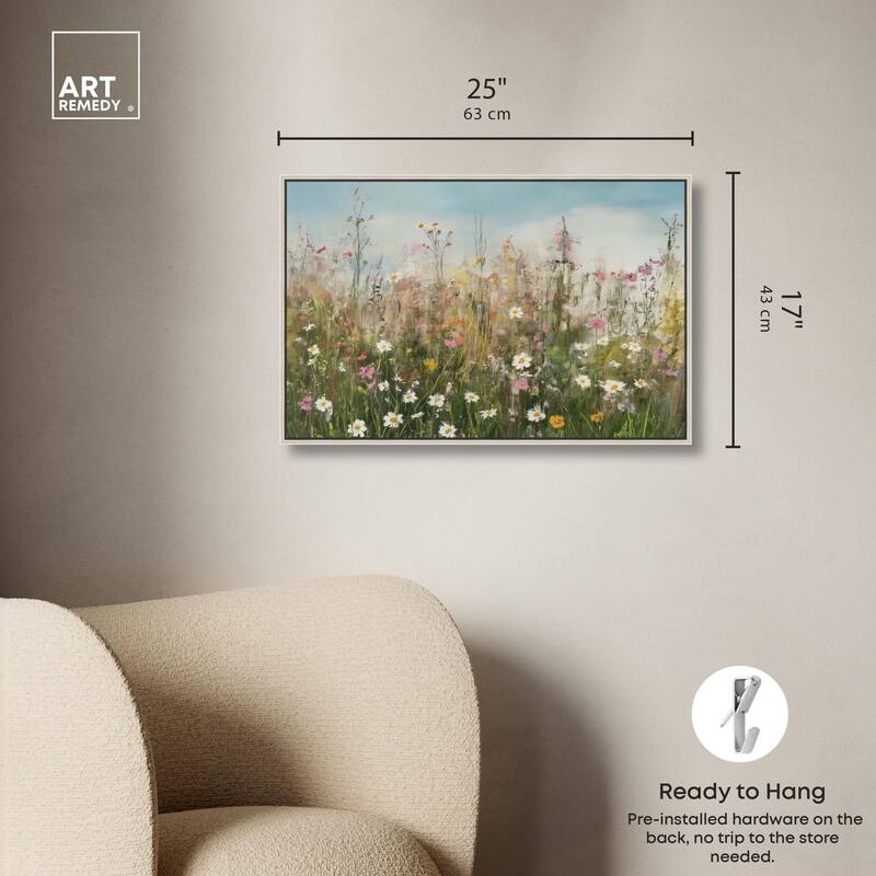 Glimmering Glade Garden I Canvas by Art Remedy