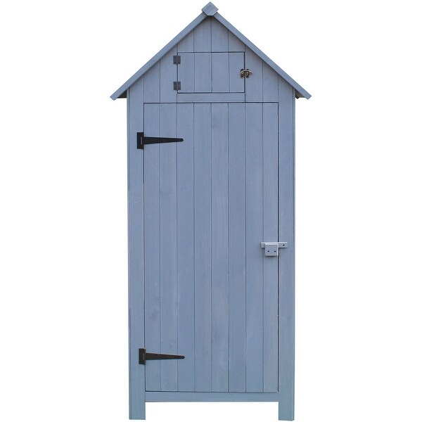 shop hanover outdoor wooden storage shed with pitched roof