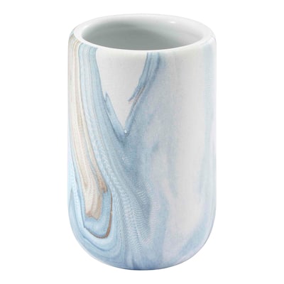 Avanti Linens Waves Blue Tumbler