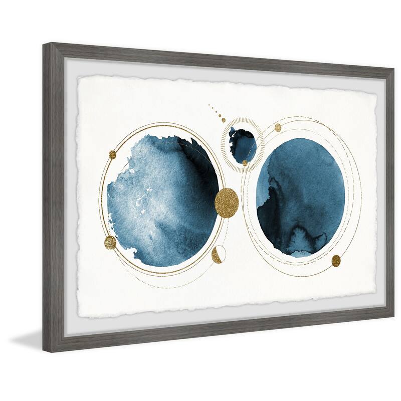 'Twin Earth' Framed Painting Print