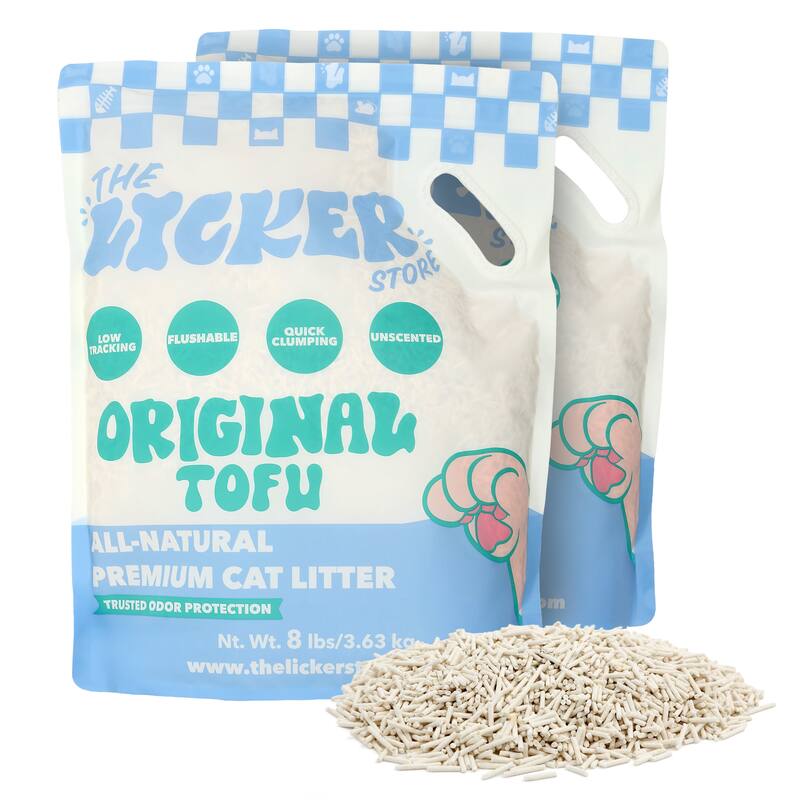 Ultra Absorbent Fast Clumping, Flushable, Natural Ingredient, Odor Control, Low Dust and Low Tracking Tofu Cat Litter