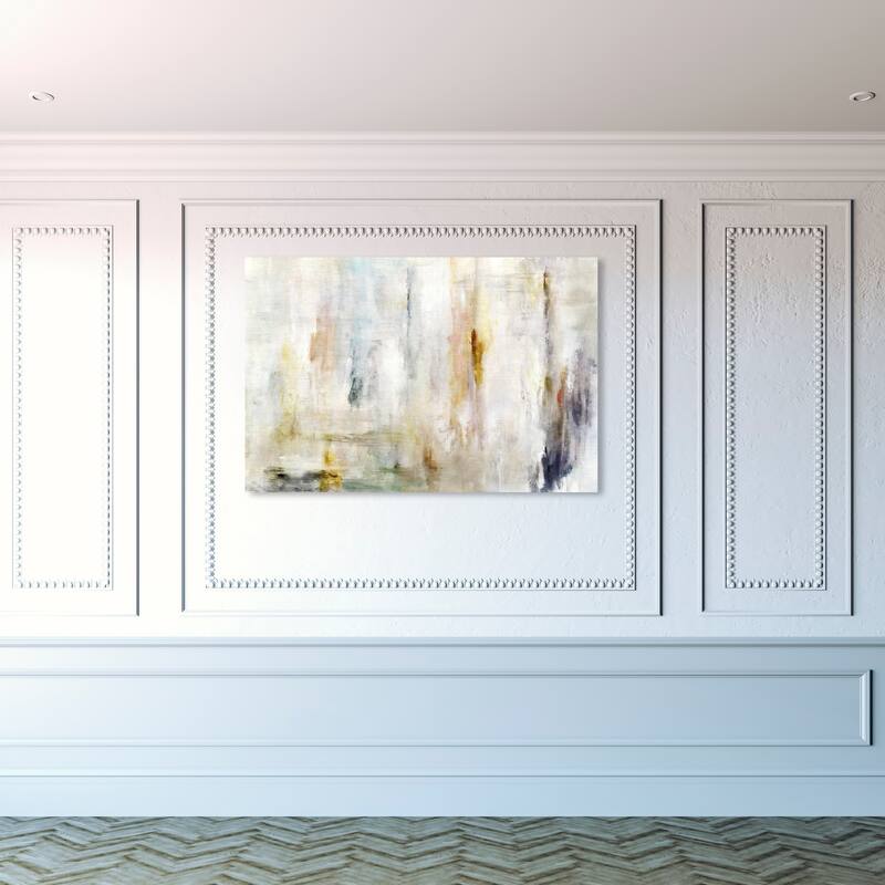 Wynwood Studio Canvas Abstract Flowing Canvas White and Modern & Contemporary Wall Art Canvas Print - 30 x 45