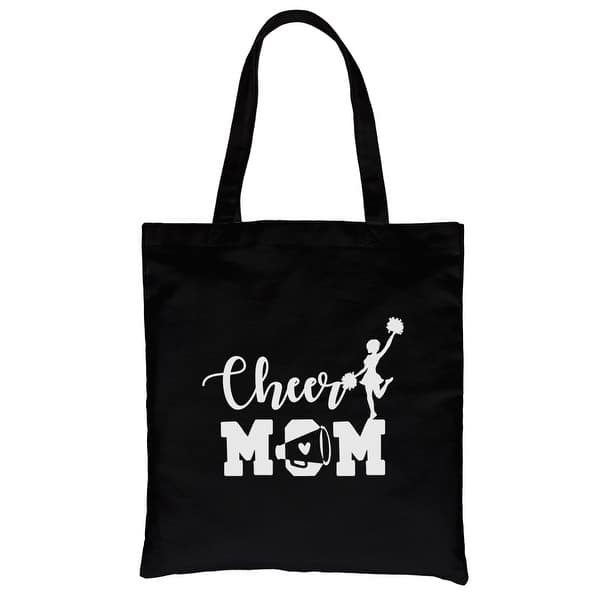 Cheer Mom Canvas Bag Heavy Cotton Unique Mothers Day Gift Ideas