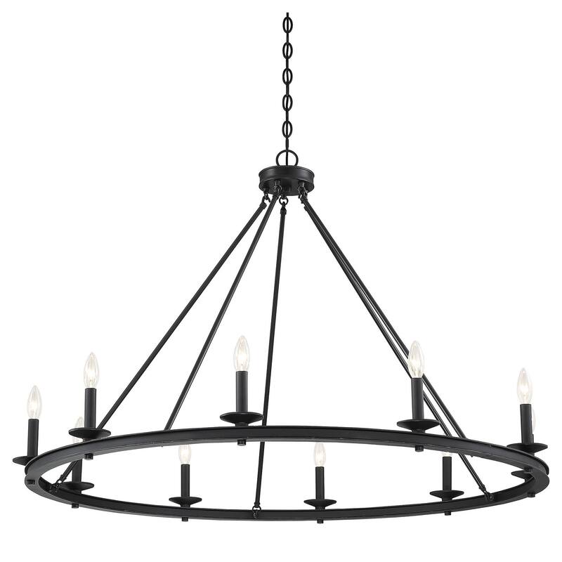 Savoy House Middleton 10 Light 45" Wide Taper Candle Ring Chandelier