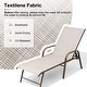 preview thumbnail 5 of 72, Outdoor Patio Lounger Aluminum Adjustable Chaise Lounge Chairs with Arms (Set of 2/4) - See Picture