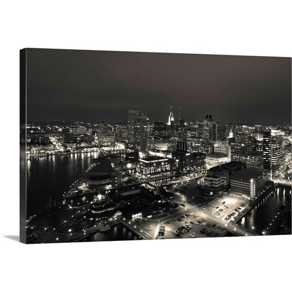Maryland 48 X16 Canvas Wall Art Gallery Wrapped Canvas Baltimore