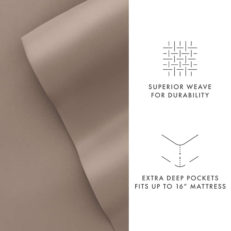 Simply Soft Premium Rayon from Bamboo 4-piece Luxury Bed Sheet Set