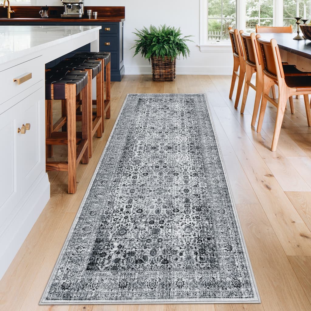 Garvee Vintage Boho Floral Area Rugs Home Decor