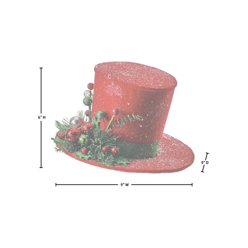 5.5" Retro Felt Top Hat