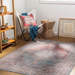 Artistic Weavers Limu Traditional Medallion Machine Washable Area Rug