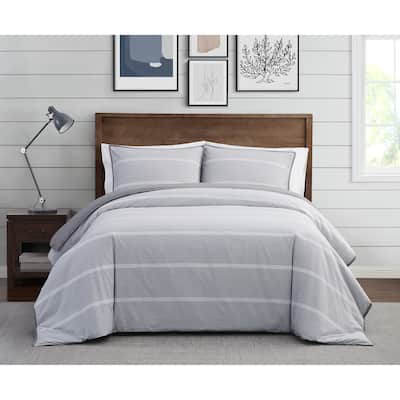 Brooklyn Loom Niari Yarn Dye Stripe 3 Piece Comforter Set