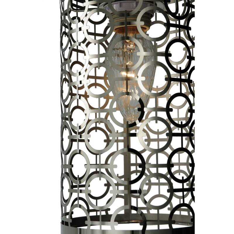 Meyda Tiffany Deco 1 Light 5" Wide Hand-Crafted Pendant with Stained