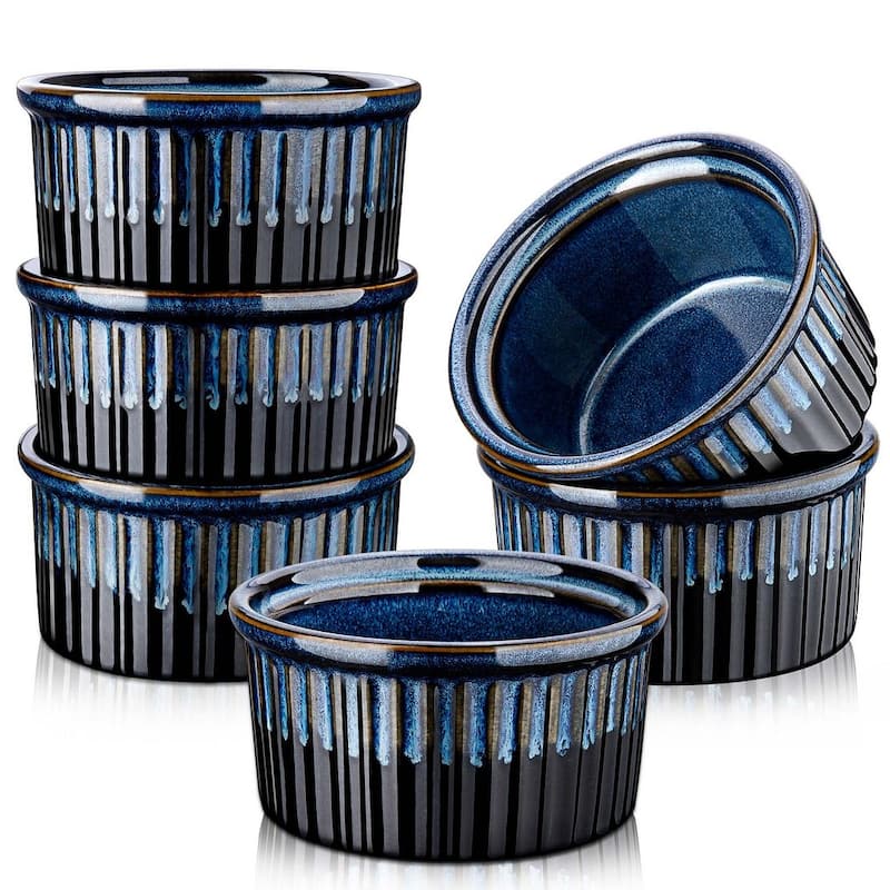 vancasso Glimmer 0.3 qt. 4 inches Baking Cups(set of 6)