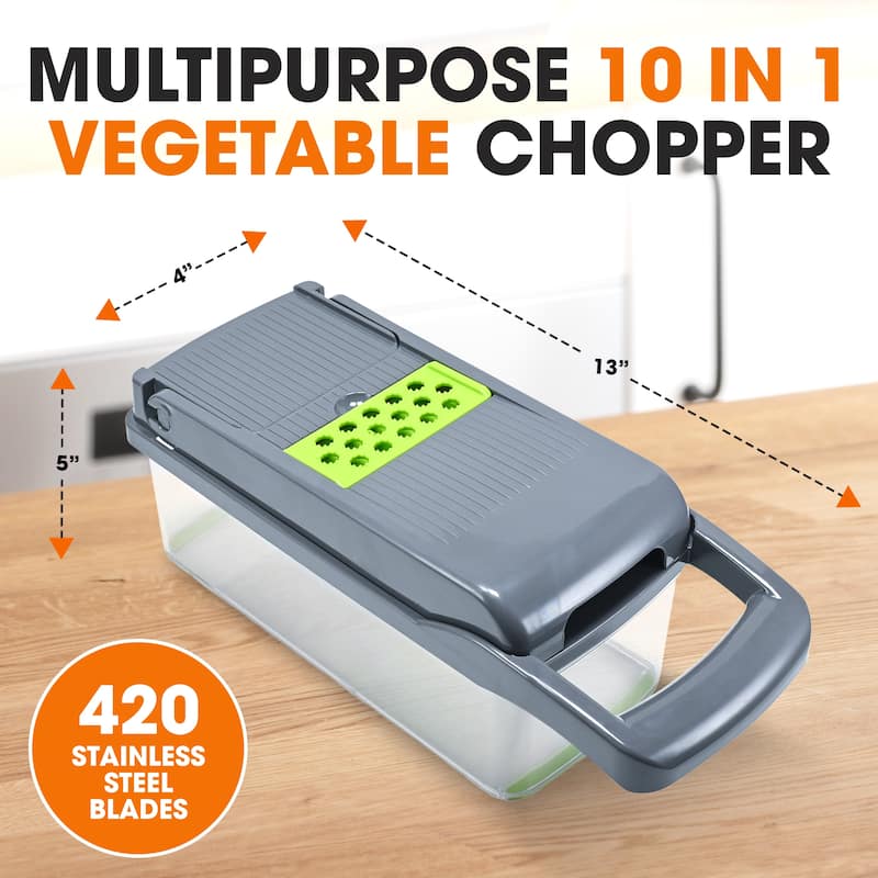 Cheer Collection Vegetable Chopper with Container