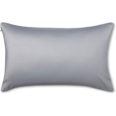 Throw Pillow Cozy Soft Microbead Dark Grey: 1 Pc