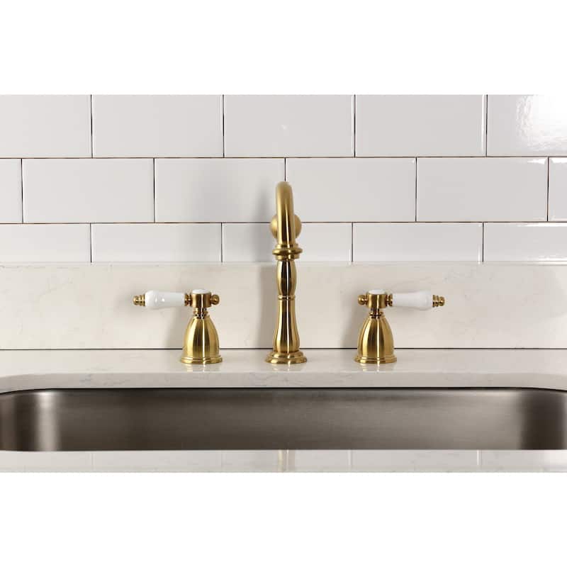 Kingston Brass Bel-Air 1.8 GPM Widespread Kitchen Faucet