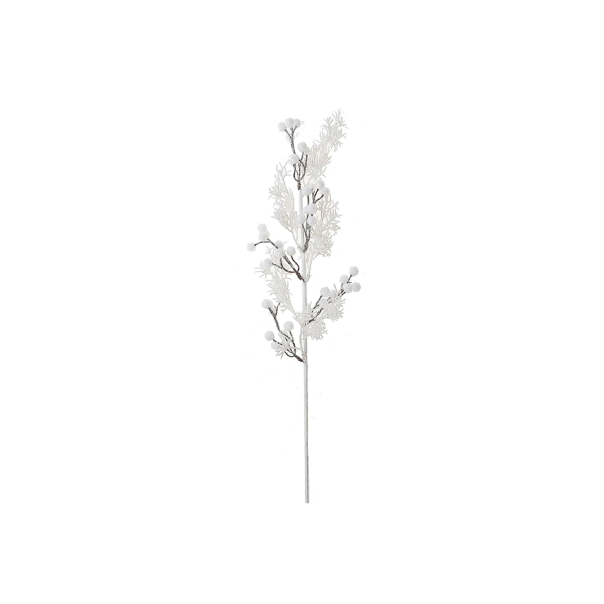 Christmas White Berries Sparkling Branch Set of 6 Bed Bath & Beyond