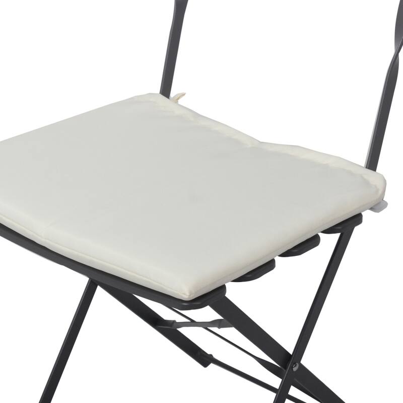 3 Pieces Patio Bistro Balcony Metal Chair Table Set - N/A