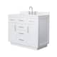 Option White / White Quartz Top / Brushed Nickel Hardware