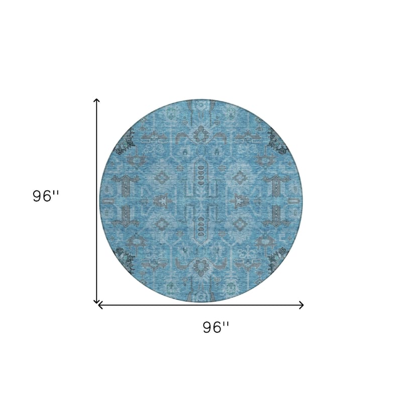 HomeRoots Oriental Traditional Rectangle Outdoor Rug