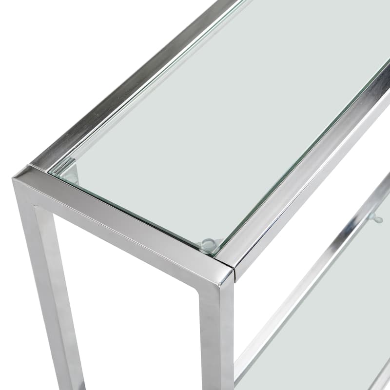 Carolina Living Graydon Slim Console - Chrome