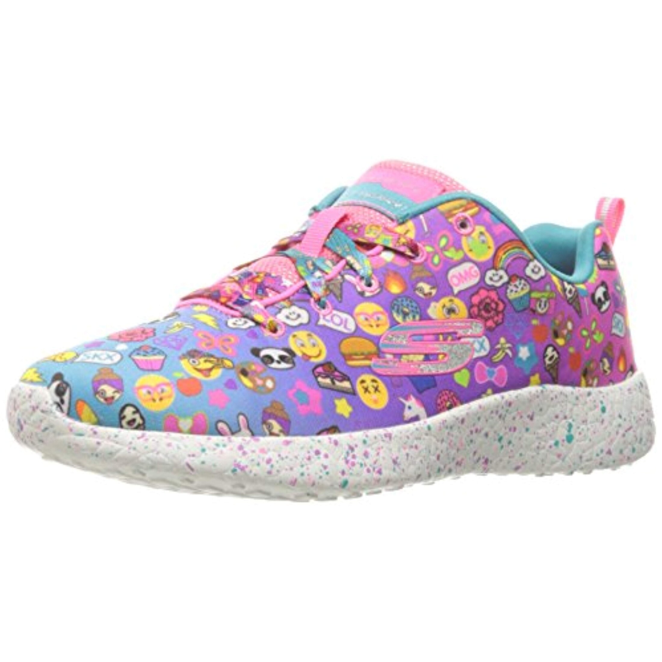 Skechers Girls' Burst Emoti Cutie Sneaker,Multi,Us 6 M Skechers Girls' Burst Emoti Cutie Sneaker,Multi,Us 6 M
