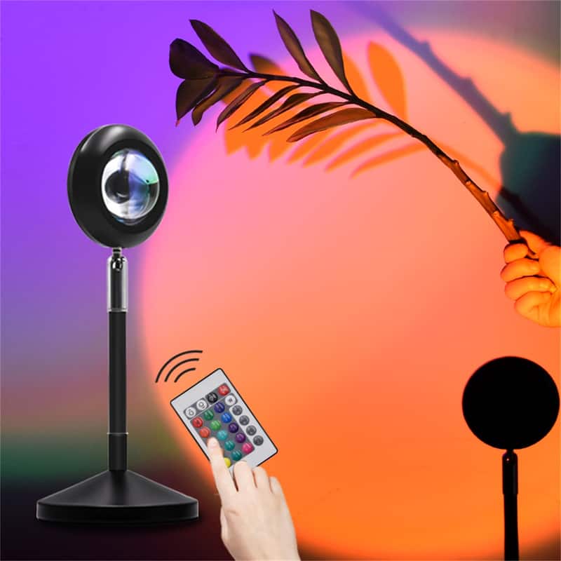11" Black Sunset Dimmable Table Lamp with USB port
