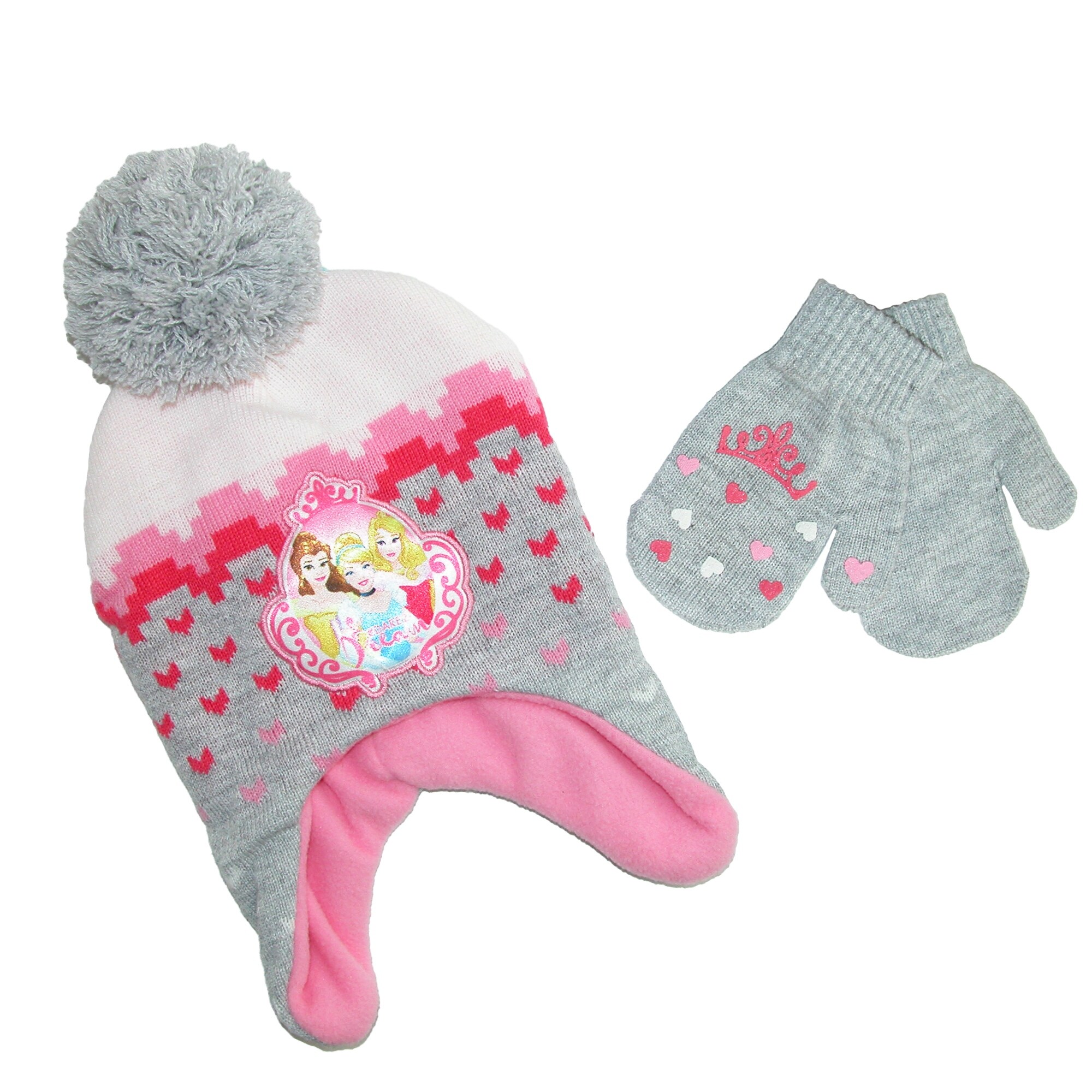 Shop Disney Infant Toddler S Princess Hat And Mitten Winter Set