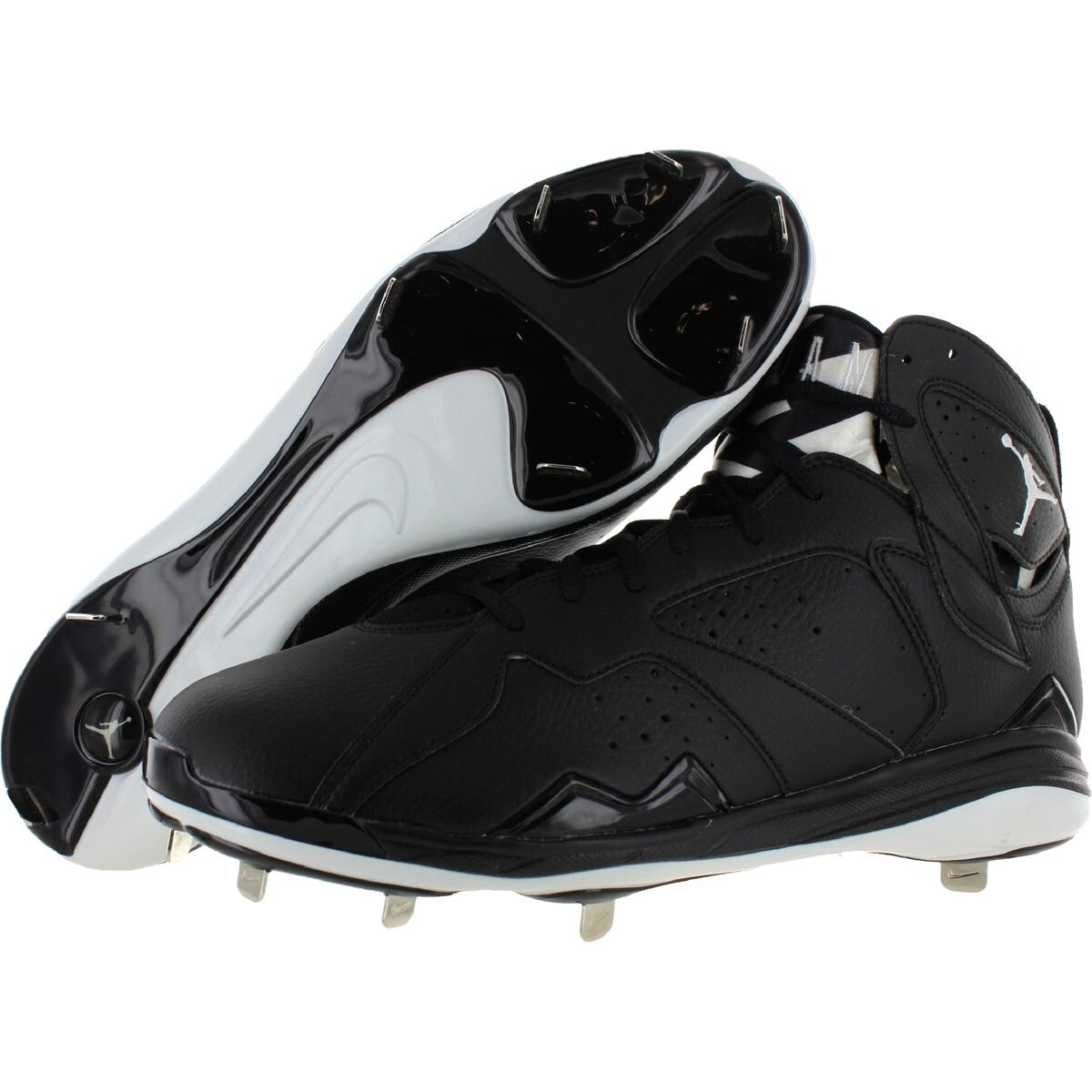 Shop Jordan Mens Air Jordan 7 Retro Metal Cleats Leather