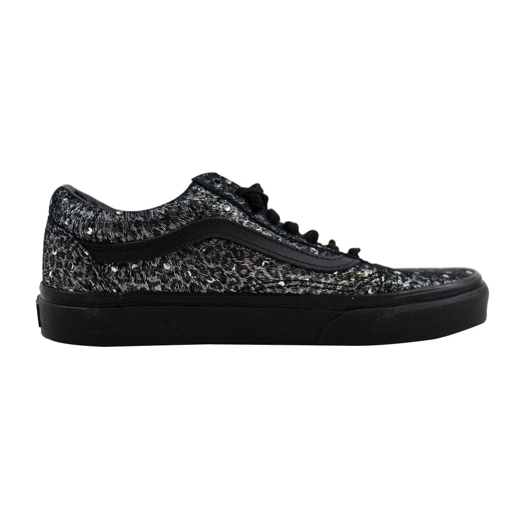 vans old skool black leopard