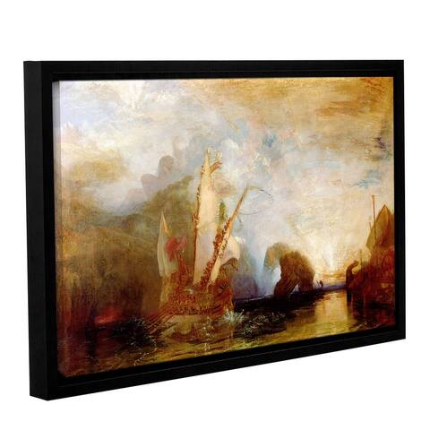 Ulysses Deriding Polyphemus Gallery Wrapped Floater-framed Canvas