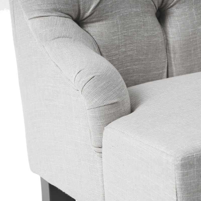 Nicole Polyester Blend Fabric Settee by Christopher Knight Home - 29.25"L x 43.75"W x 30.50"H