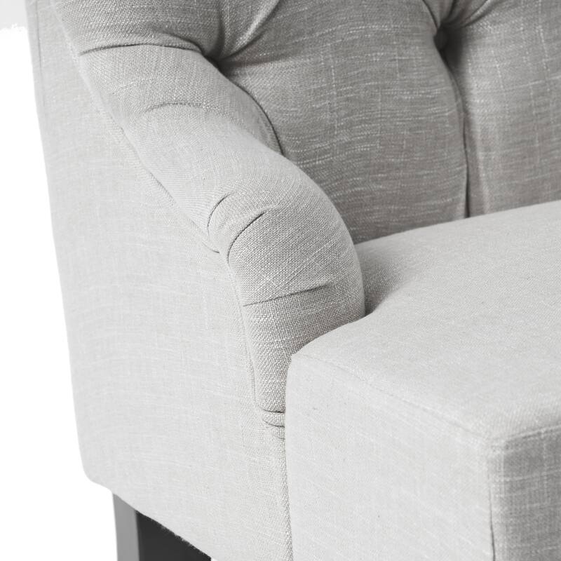 Nicole Polyester Blend Fabric Settee by Christopher Knight Home - 29.25"L x 43.75"W x 30.50"H
