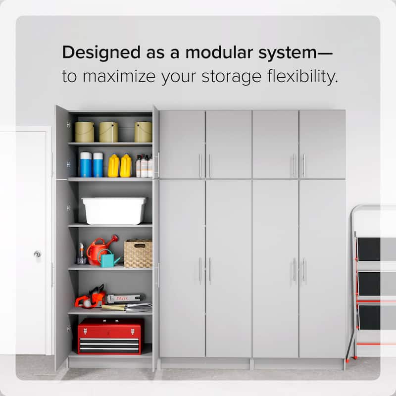 Prepac Elite Armoire Wardrobe Closet Cabinet with Hanging Rail