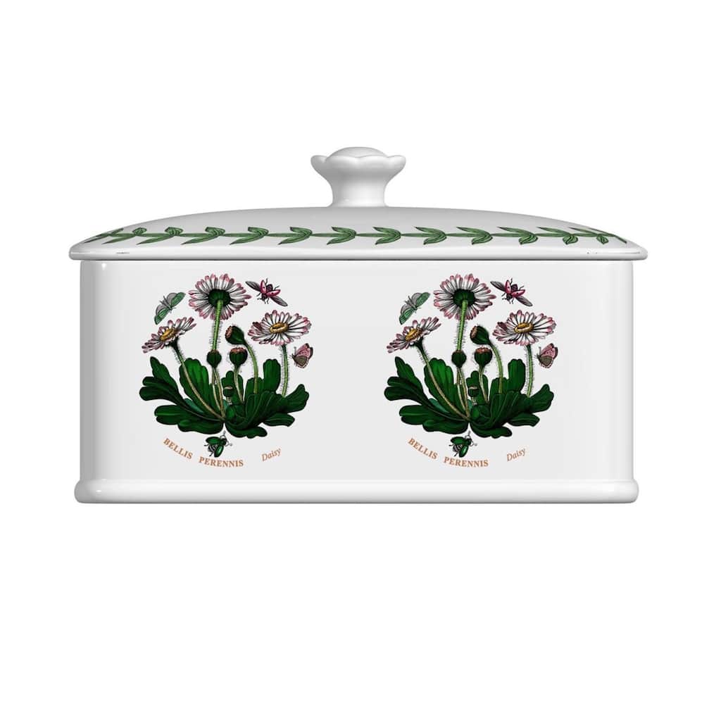 Portmeirion Botanic Garden Covered Treasure Box - 6" L x 3.5" W