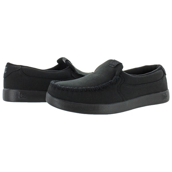 full black slip on shoes
