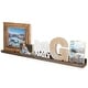 preview thumbnail 11 of 15, Rustic State 36 Inch Narrow Wall Mounted Shelves